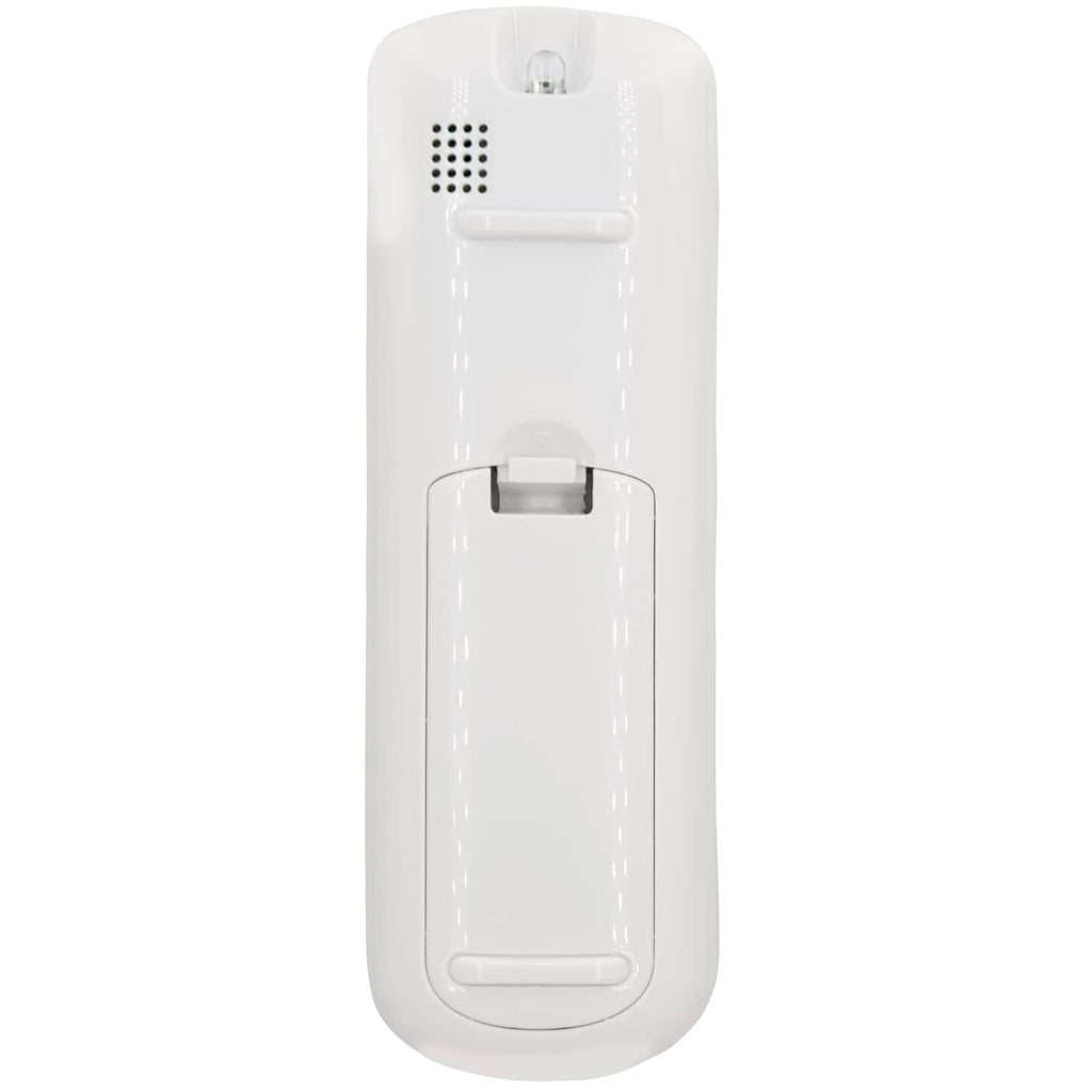 White AC replacement remote control rear panel with speaker grille and battery door