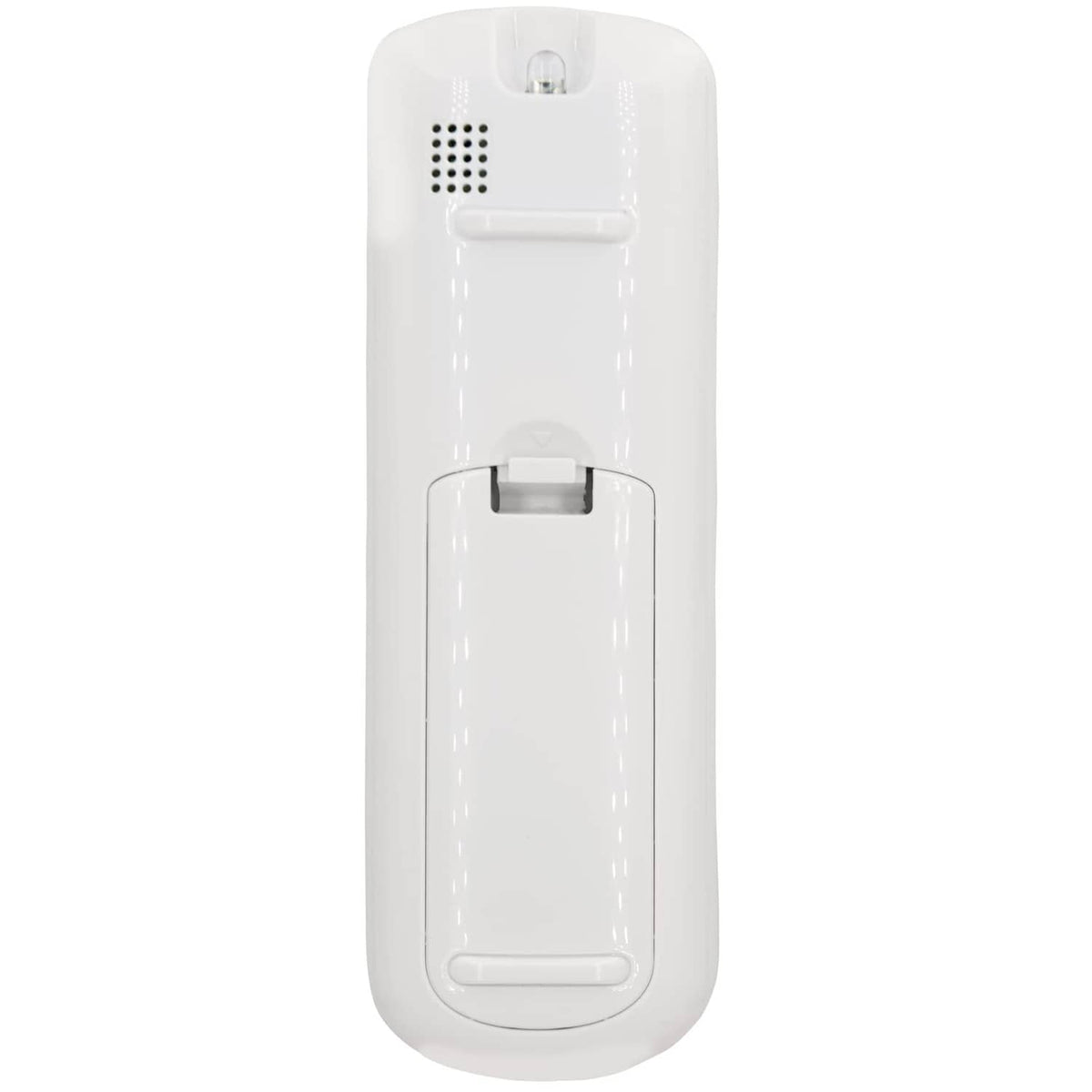 White AC replacement remote control rear panel with speaker grille and battery door