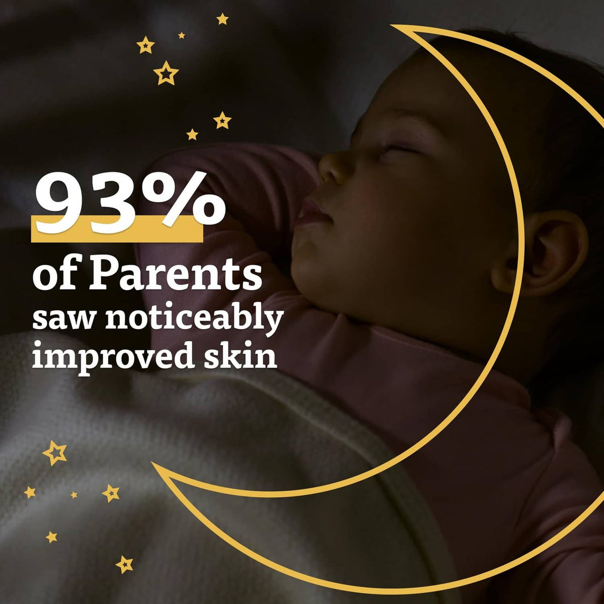 A+D Overnight Healing Rash Ointment promo showing 93% improved skin callout