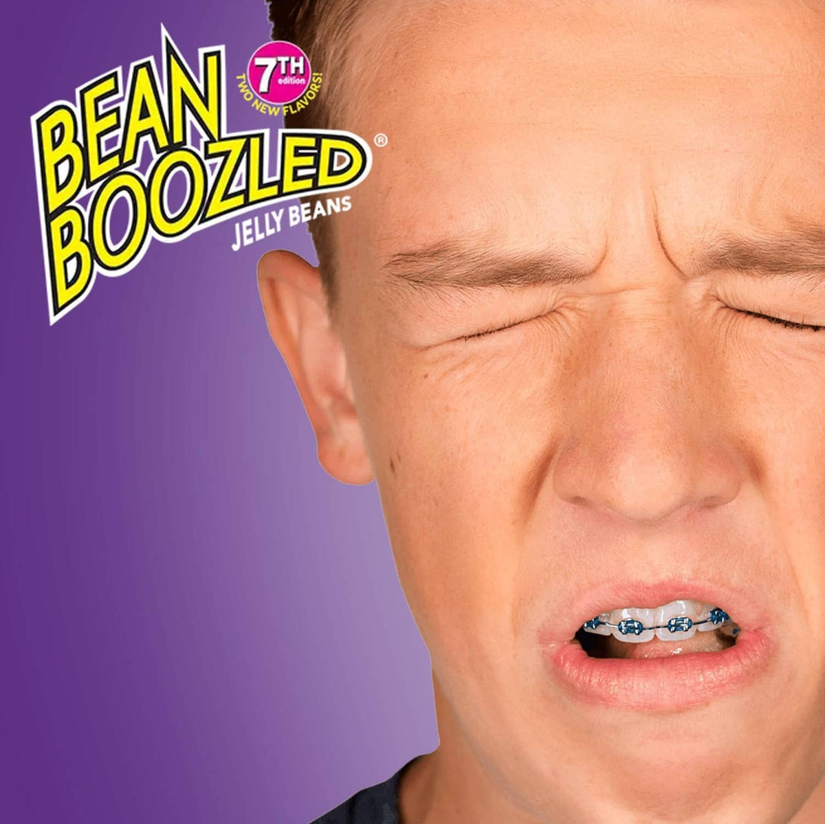 Jelly Belly Bean Boozled game box front panel with “Jelly Beans” branding.