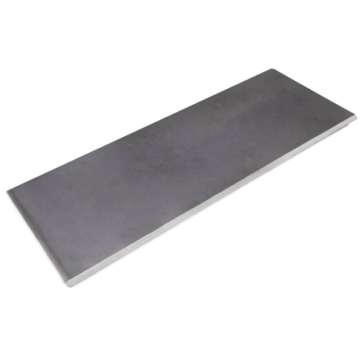 Dark metal attachment mount plate, flat design in angled view