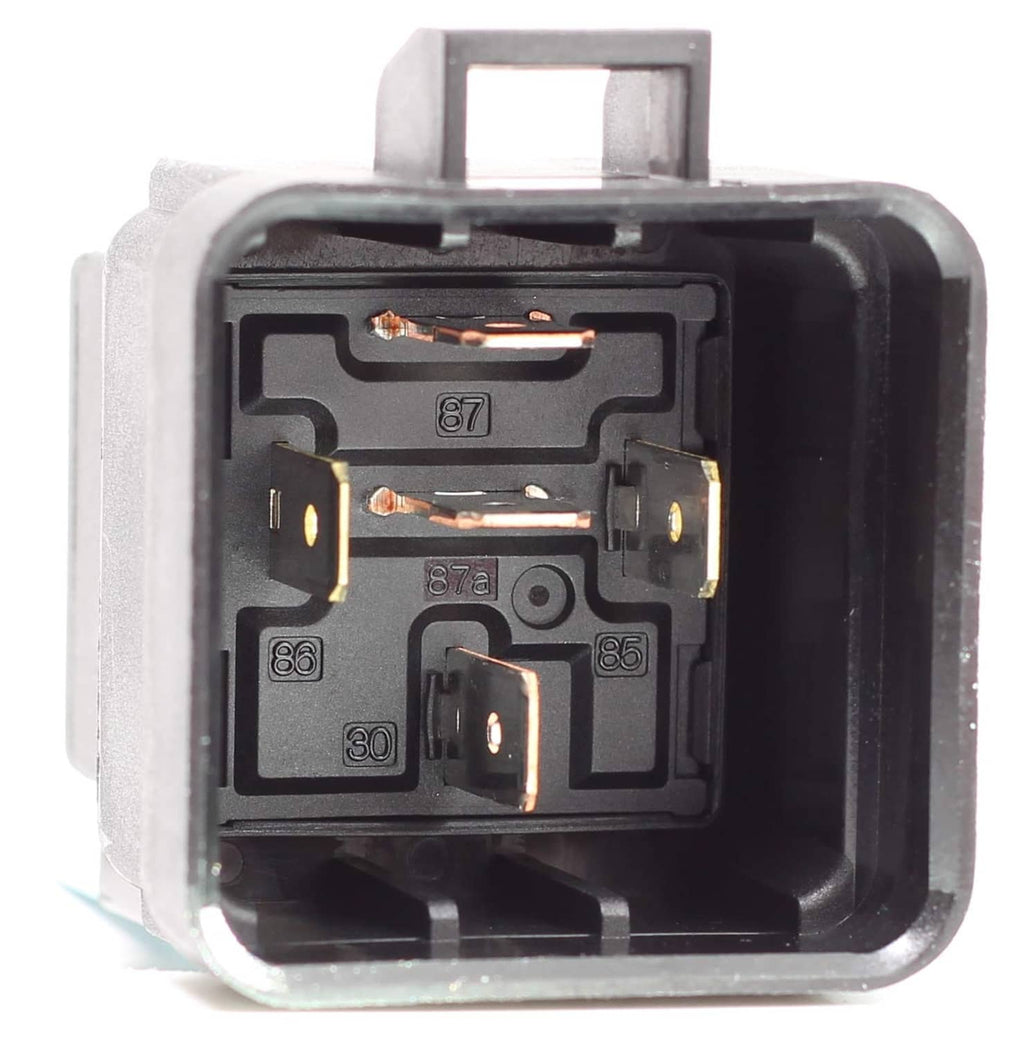 Weatherproof relay socket with exposed terminals and numbered contact blocks