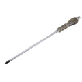 PH3 Phillips impact screwdriver with cross-point tip, silver shaft, gray handle