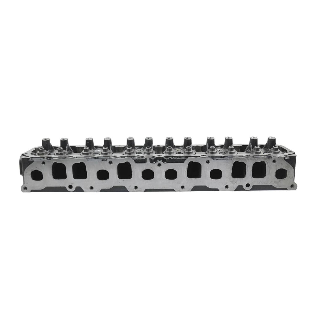 Cylinder head side with row of cylinder ports and stud holes
