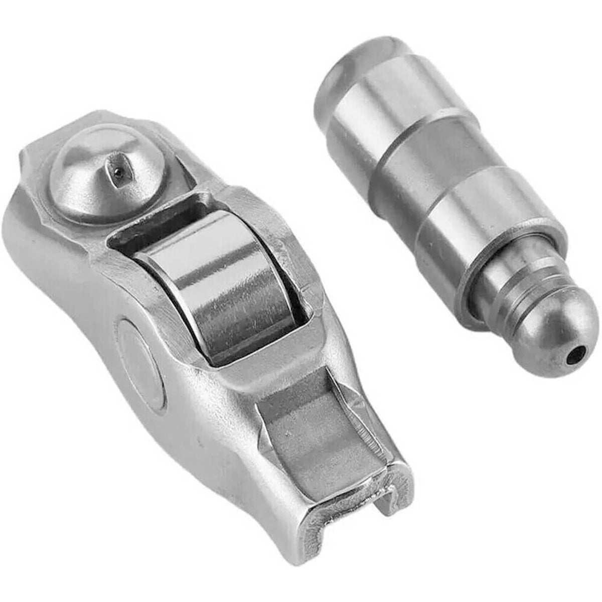 Silver rocker arm and valve lifter components, two-piece set