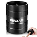 Black FENXAM pipe deburring tool with cylindrical grip and internal reaming blades