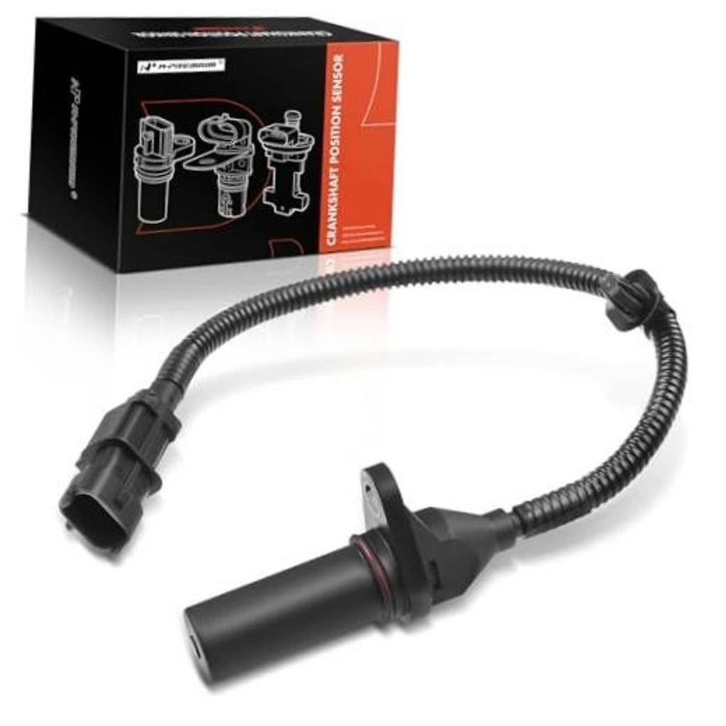 Crankshaft position sensor kit with braided cable, two-pin connector, and box