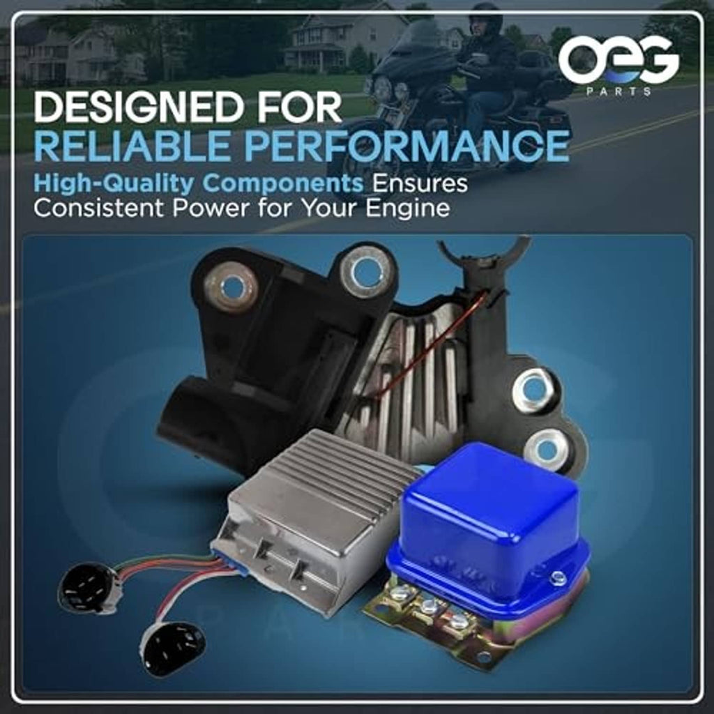 OEG Parts designed for reliable performance graphic with blue ignition control component
