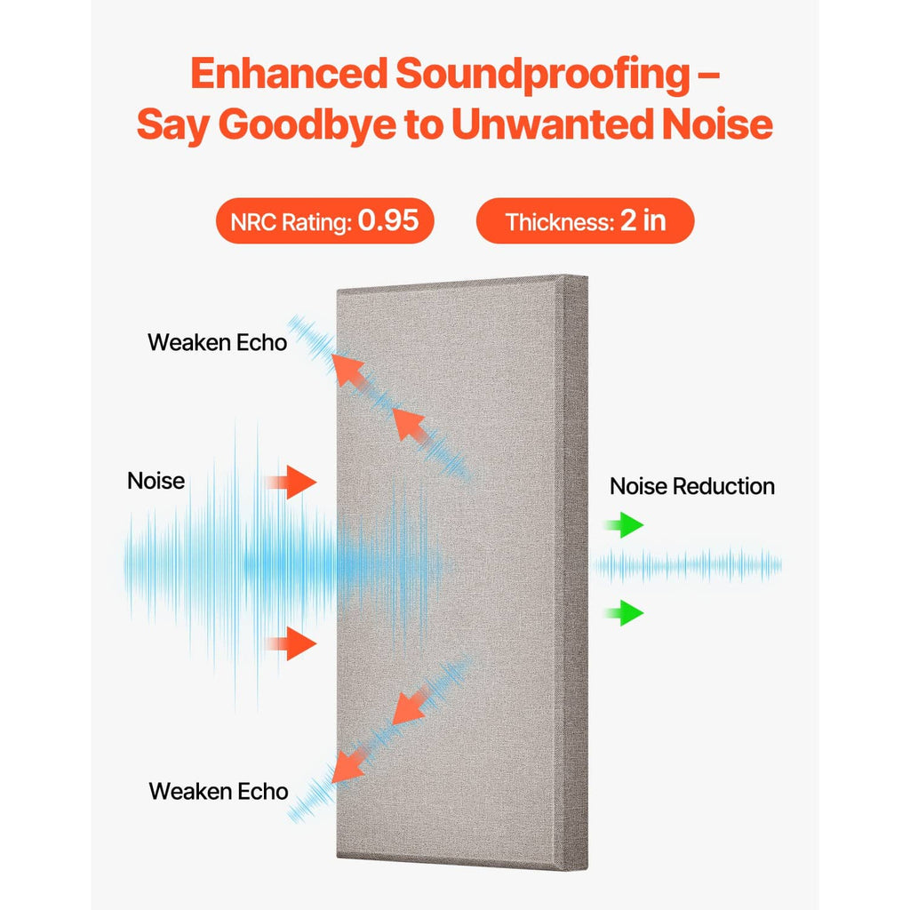 Camel acoustic wall panel, tall rectangular fabric board for sound absorption