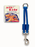 RivetOak JERK-EASE BUNGEE DOG LEASH EXTENSION – Large (up to 110 pounds), Blue