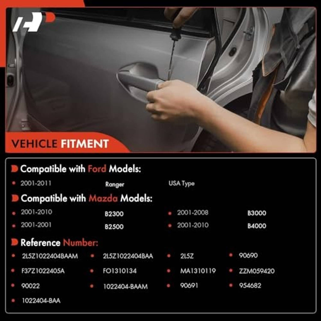Exterior door handle being pulled from inside a car door