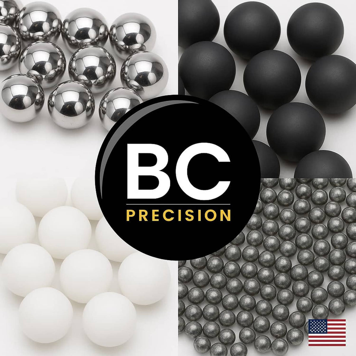 Assorted ball bearing pack with silver and dark steel balls