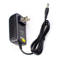Black 18V drill charger AC adapter with two-prong plug and DC barrel connector
