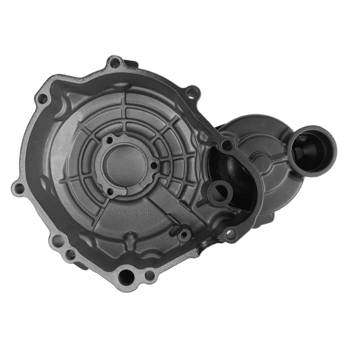 Stator cover assembly, gray interior housing with black side cover