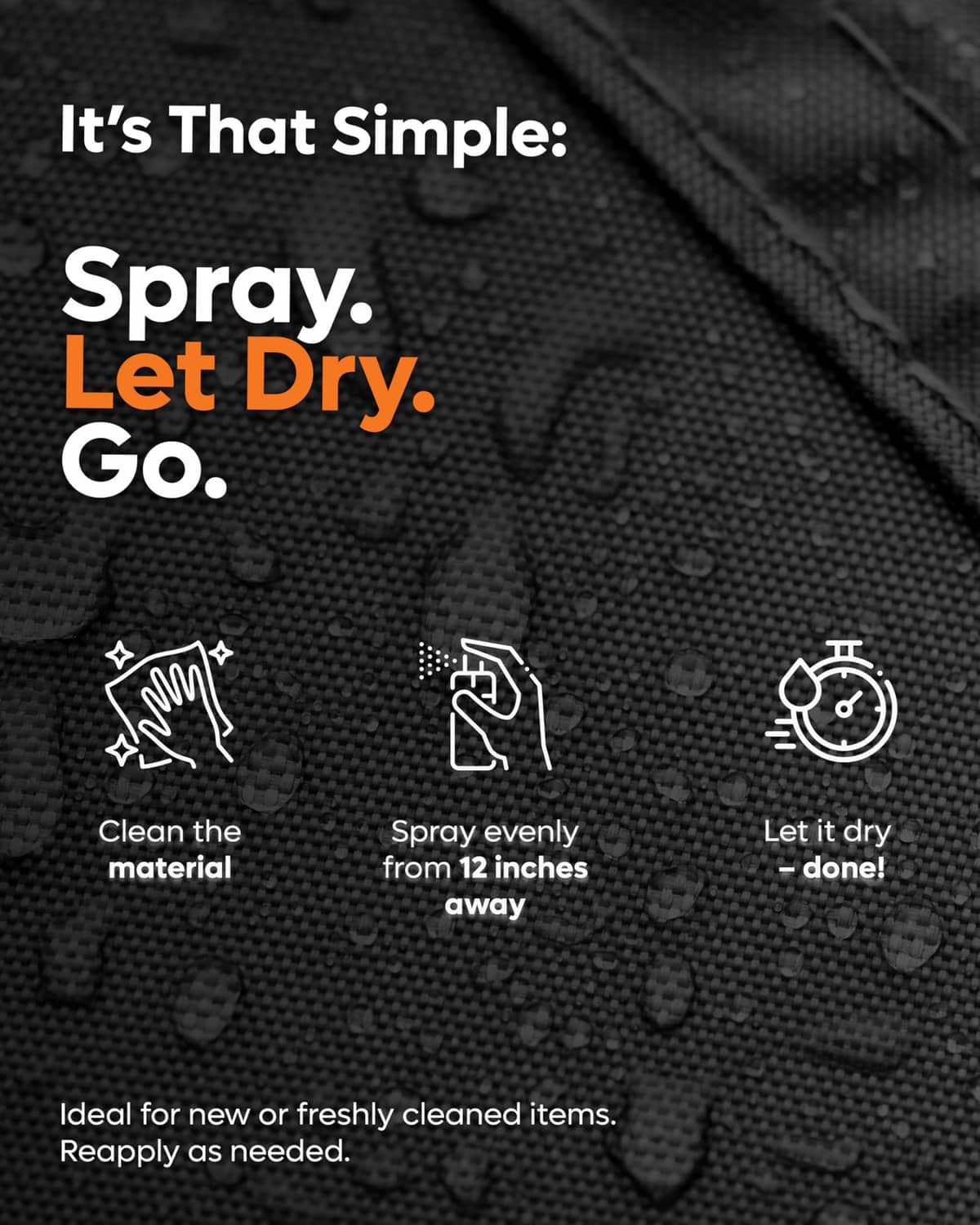 Black Collonil Carbon Pro spray can against textured fabric backdrop