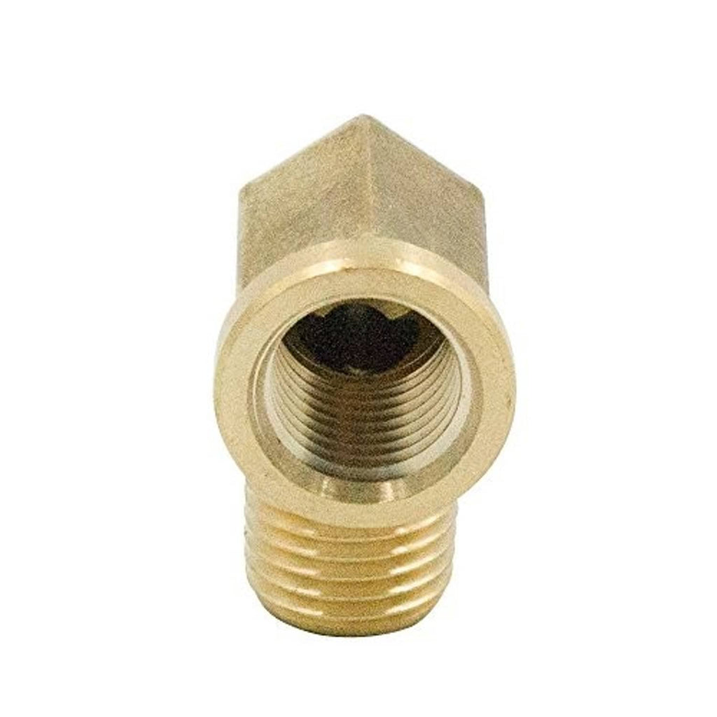 Brass NPT female end of 90° street elbow pipe fitting