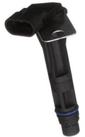 Black engine camshaft position sensor with oval electrical connector