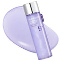 Purple Numbuzin No.9 glow boosting toner bottle with silver pump cap