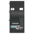 Black generator standby controller assembly with display and control buttons