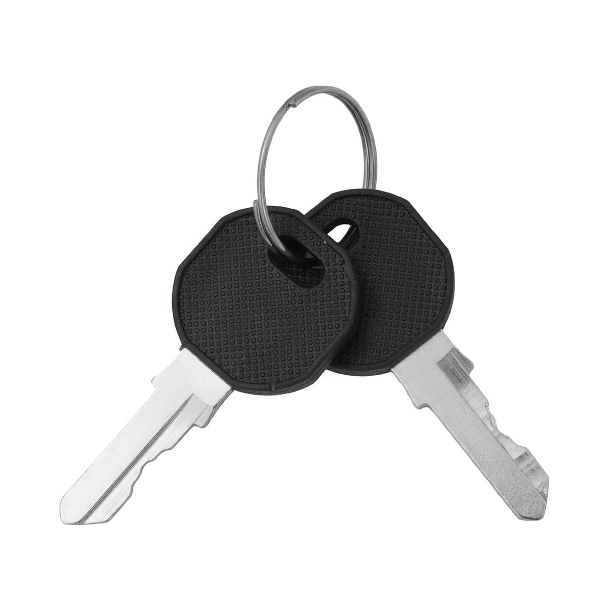 Key set for dash cover lock, includes two keys and key ring