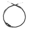 Black hood release cable with metal ball ends and two cable housings