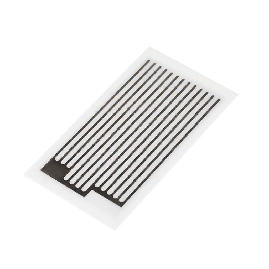 Ceramic ozone plate replacement, single rectangular panel with dark ribbed strip slots