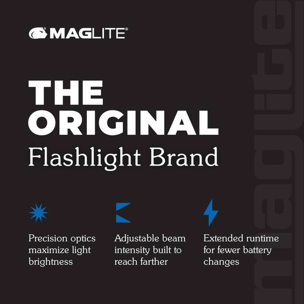 MagLite promotional graphic reading "The Original" flashlight brand