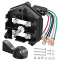 Black forward-neutral-reverse switch assembly with wiring harness and copper terminals