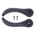Recliner adjustment handle set: dark grips with two screw fasteners