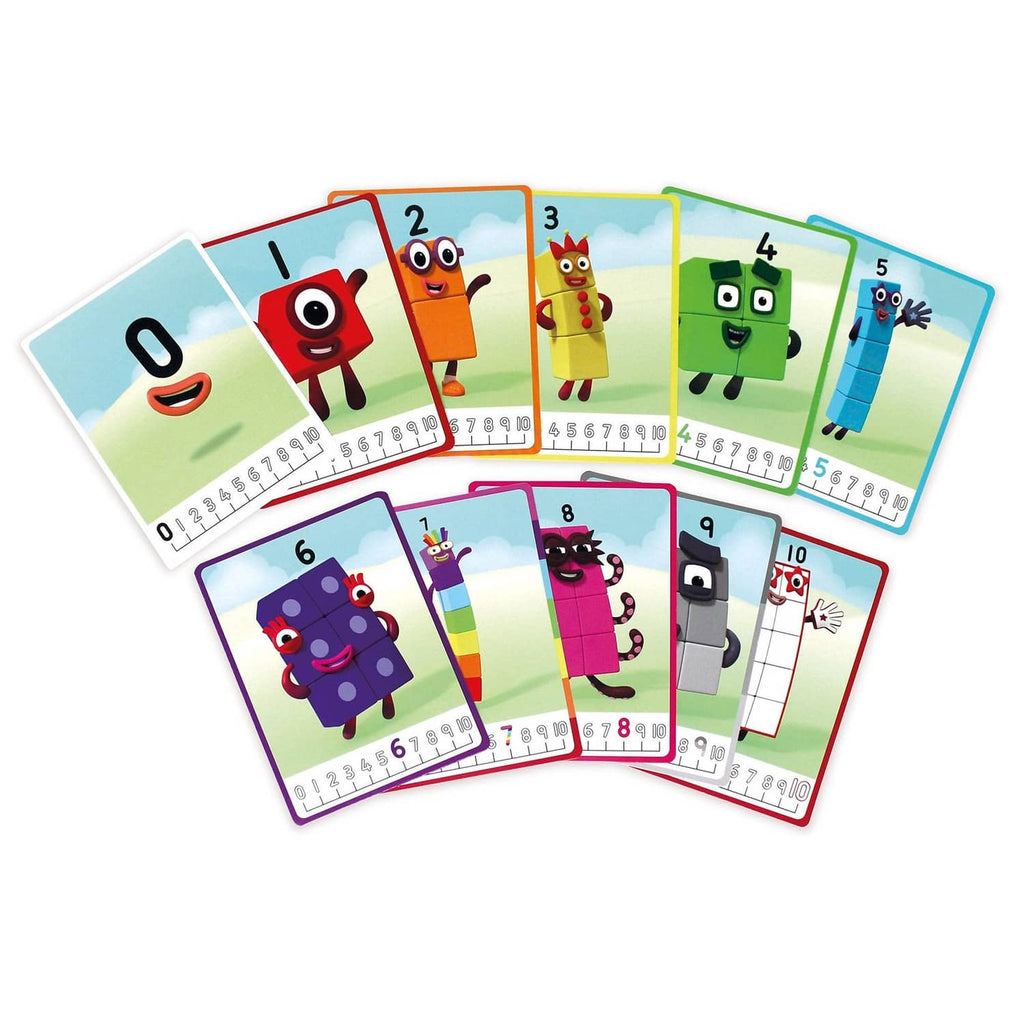 Set of Numberblocks character number cards from 0 to 10