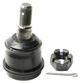 Front suspension ball joint with threaded stud, black rubber boot, plus hardware