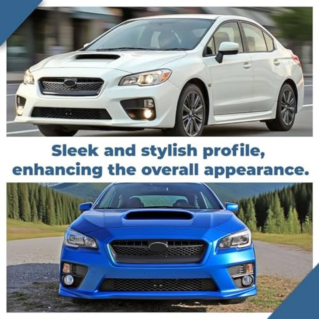 Black front bumper lower grille with diamond mesh insert and frame mounting tabs