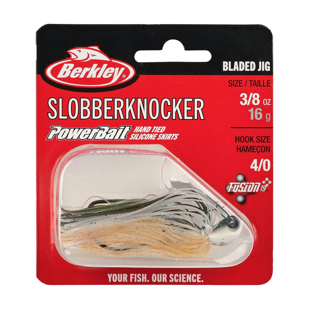 Berkley Slobberknocker bladed jig package, 3/8 oz, 4/0 hook size
