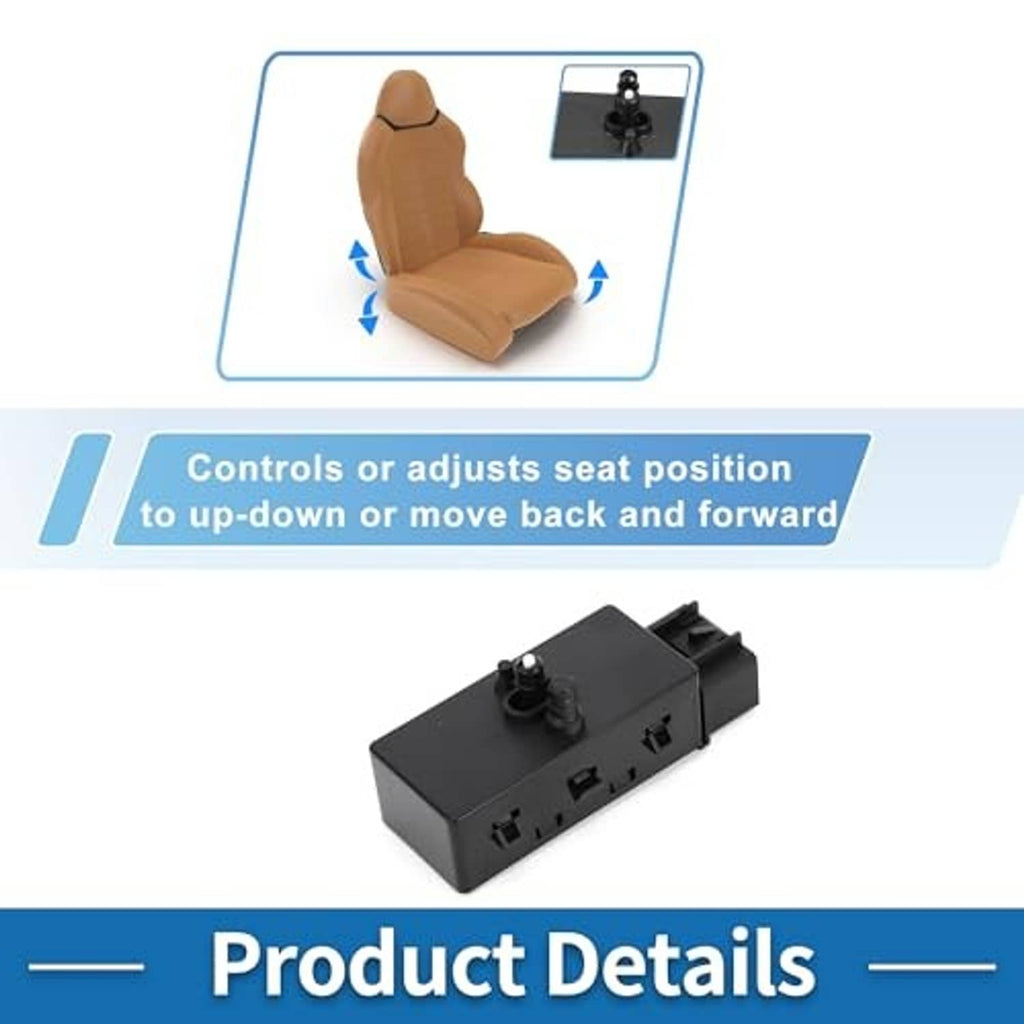 Power seat switch controlling up-down and forward-back seat movement