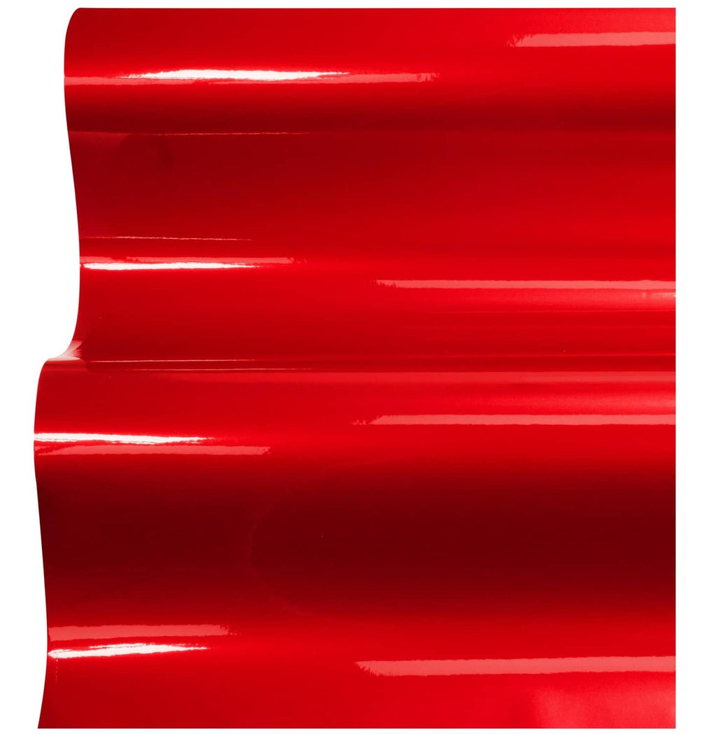 Gloss red liquid metal vinyl car wrap film roll with reflective sheen