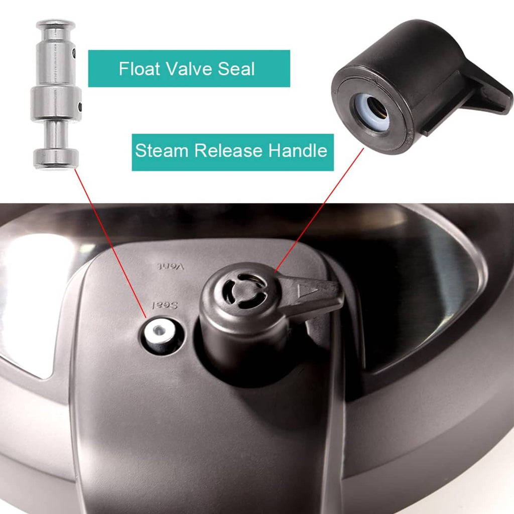 Instant Pot float valve seal and steam release handle replacement components