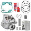 Cylinder and piston rebuild kit with gasket, rings, pins, and sealant for Yamaha YZ80/YZ85