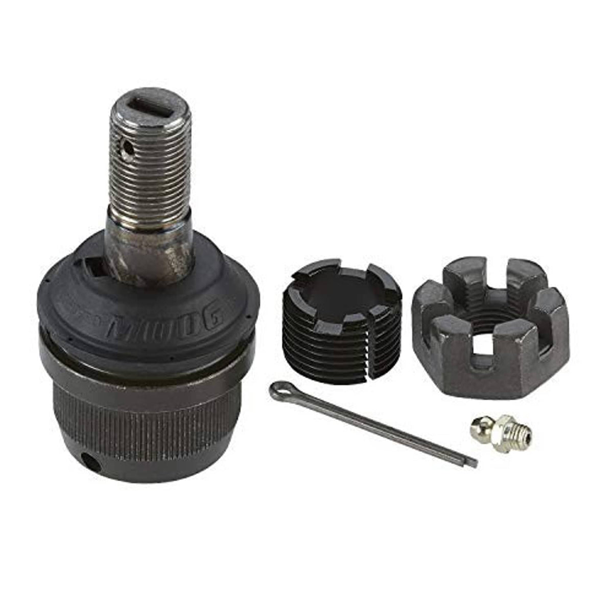 Front upper suspension ball joint kit with stud, nuts, and retaining pin