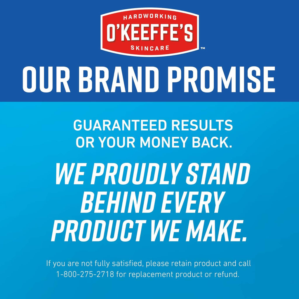 Brand promise panel with Healthy Feet night treatment foot cream tube