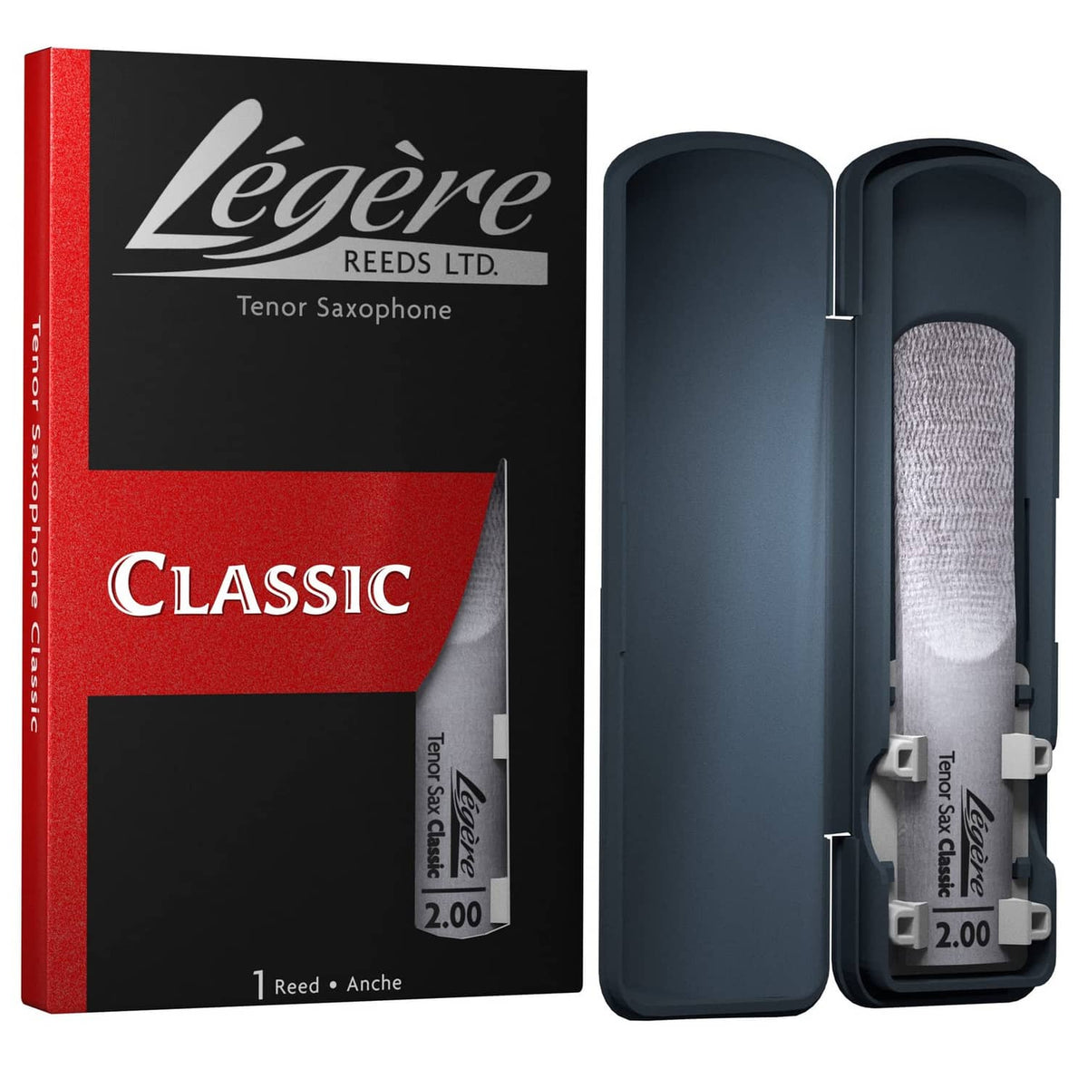 Légère tenor saxophone synthetic reed with carry case and box