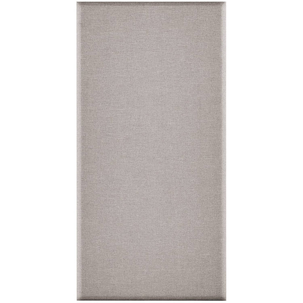Camel acoustic wall panel, single tall rectangular fabric board