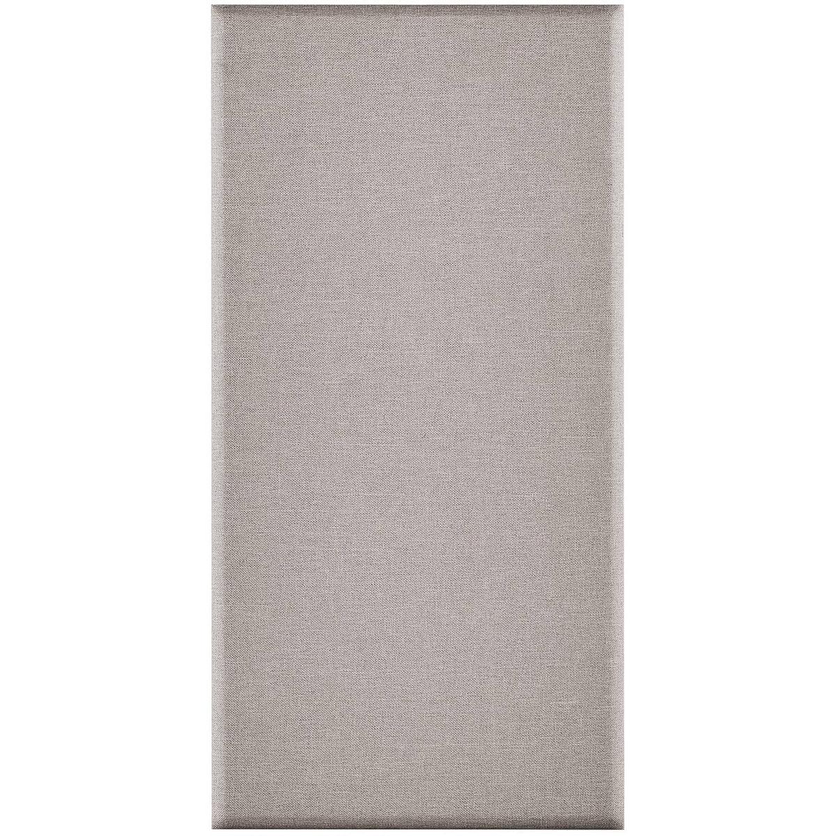 Camel acoustic wall panel, single tall rectangular fabric board