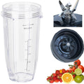 24 oz blender replacement cup with measurement markings