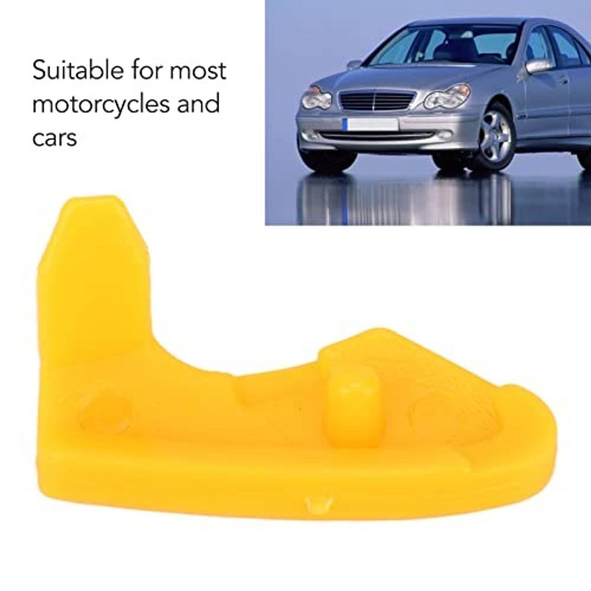 Single yellow plastic tire changer duck head insert for rim protection