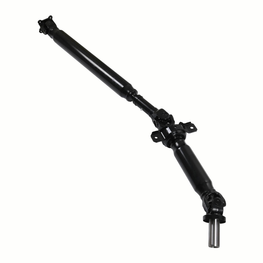 Rear driveshaft prop shaft assembly with black shaft and front yoke end