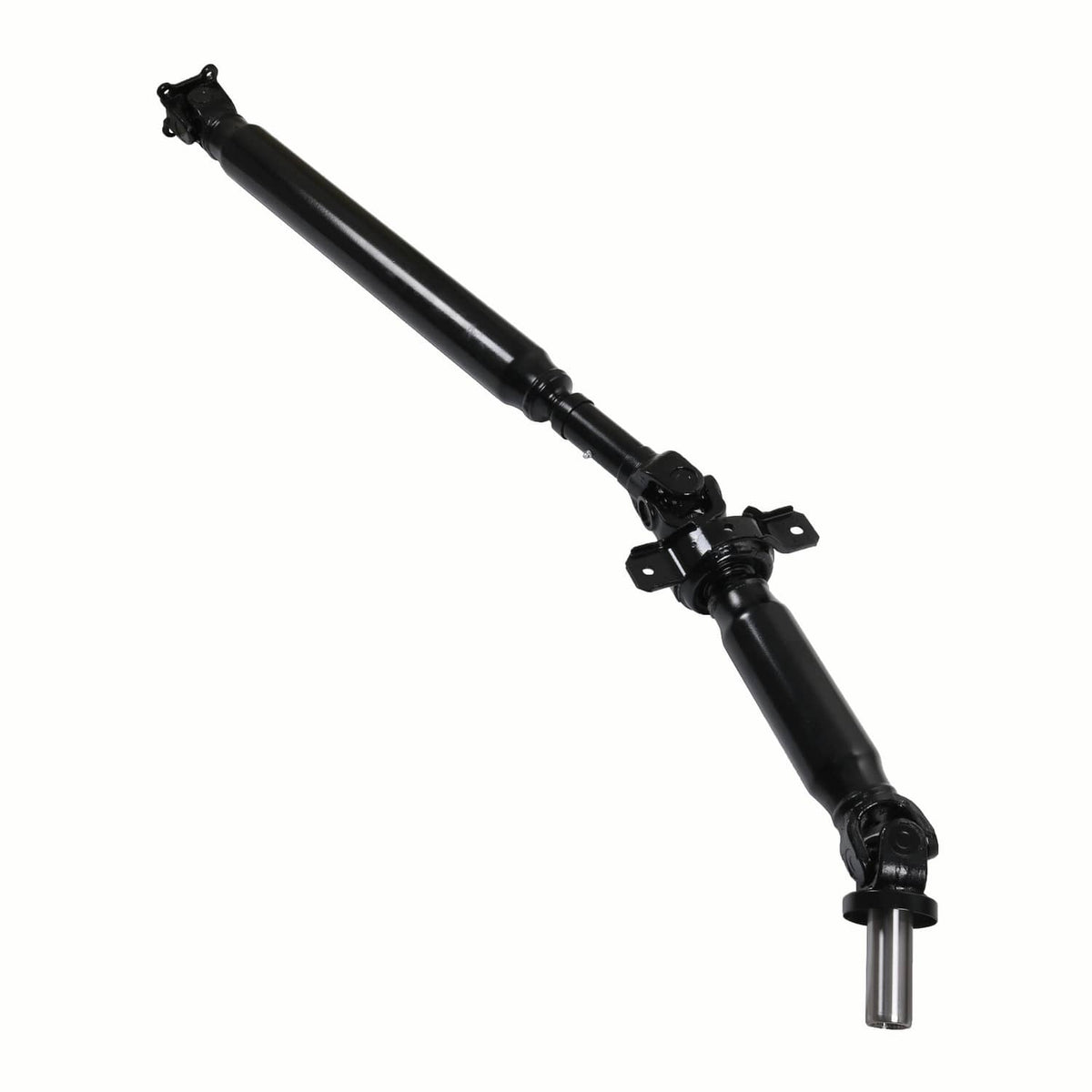 Rear driveshaft prop shaft assembly with black shaft and front yoke end