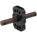 Black differential spool locker with steel axle shafts and mounting holes