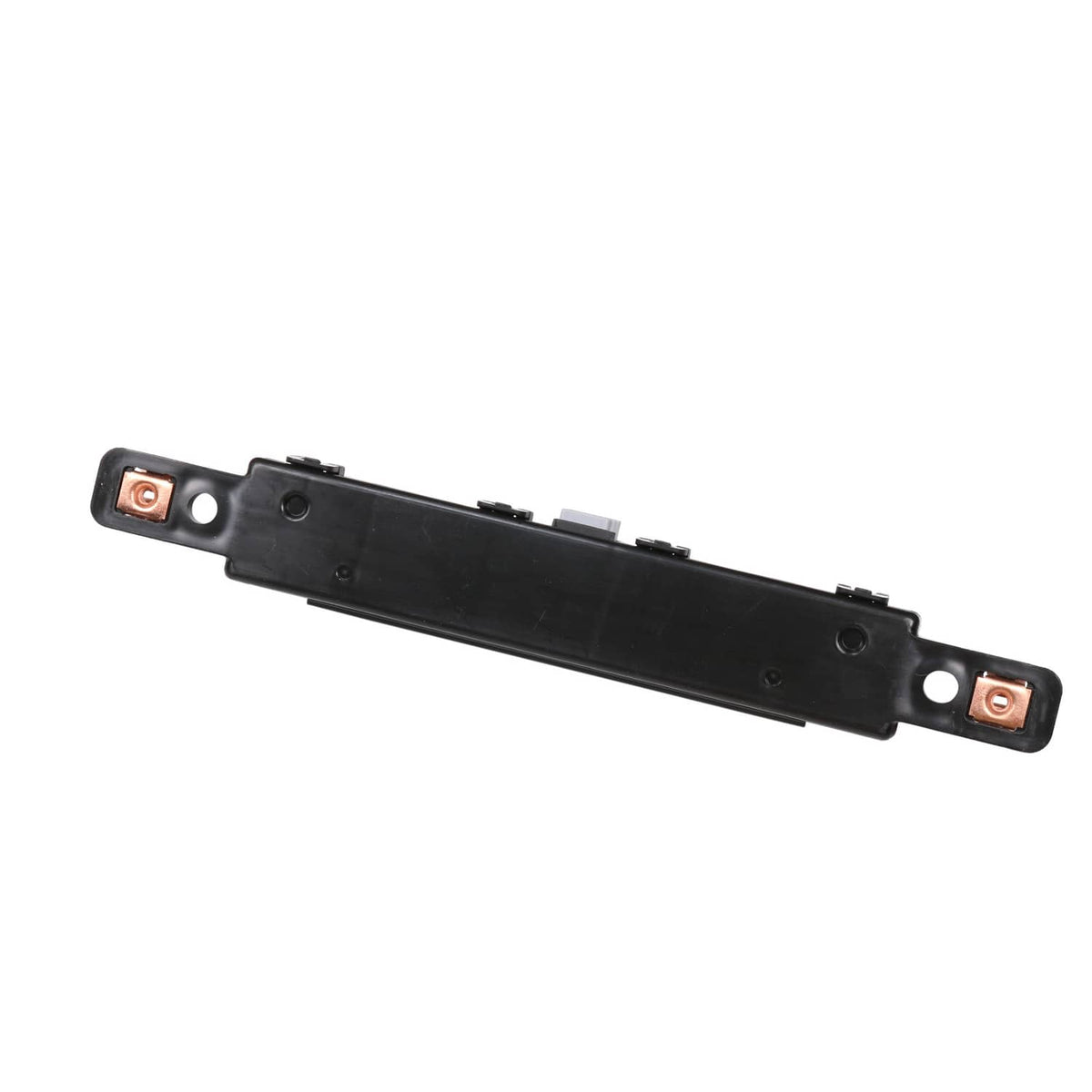 Remote car start module with bracket holes and copper terminal tabs