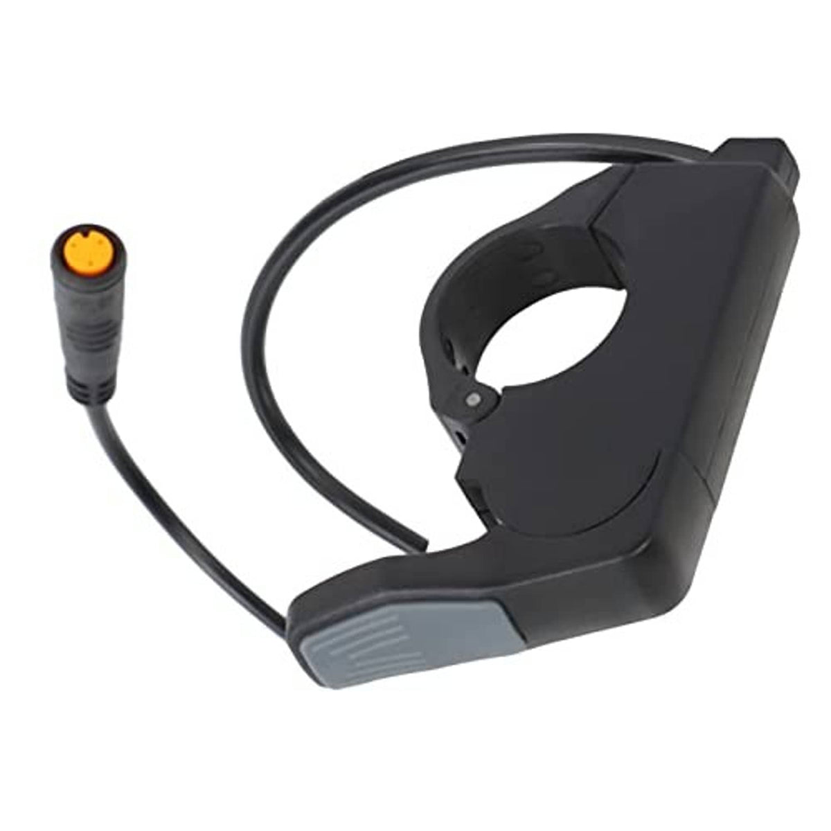 Electric bike thumb throttle speed control with quick-release bracket and orange plug