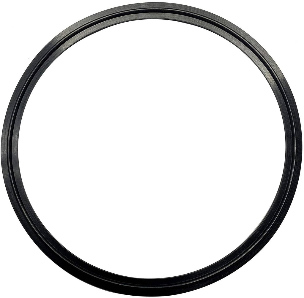 Black tri-clamp sanitary gasket ring for 6 in fittings